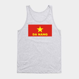 Da Nang City in Vietnamese Flag Tank Top